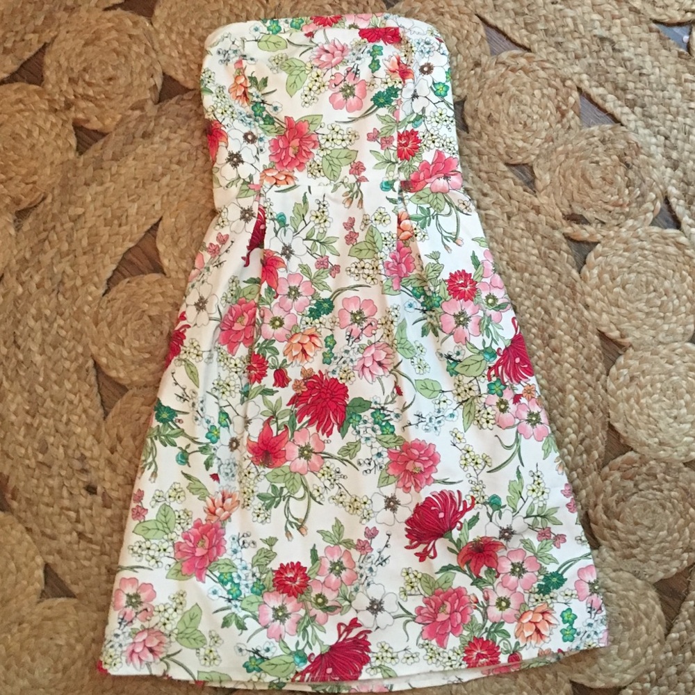 Floral cotton dress